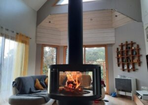 Poeles Breizh Poeles Et Cheminees A Goven Poele A Bois Rocal Ronde Centrale 1
