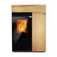 Poeles Breizh Poeles Et Cheminees A Goven H6 Signature Horizon Sable Face 1