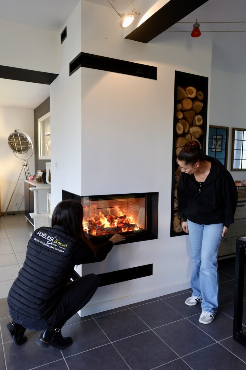 Poeles Breizh Poeles Et Cheminees A Goven Cheminee Rais Visio 2 Lassy B